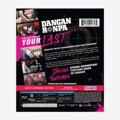 Aniplex USA Shop -Aniplex USA Shop 704400018572 anime danganronpa the animation essentials blu ray back