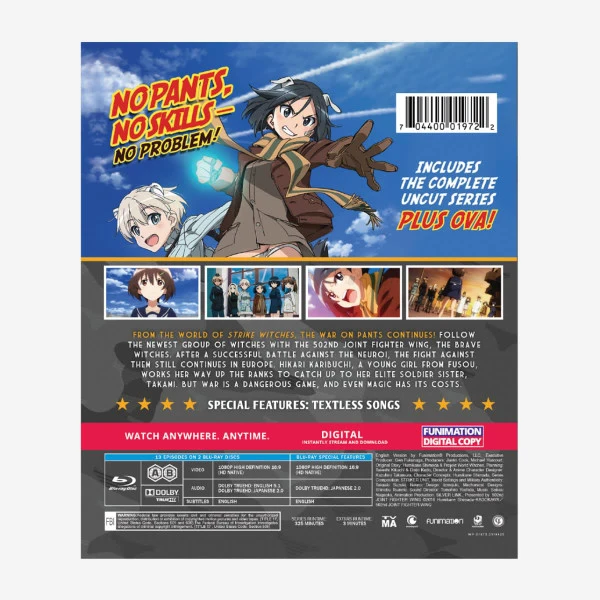 FUNIMATION/CRUNCHYROLL Brave Witches Essentials Blu-ray 2 FUNIMATION/CRUNCHYROLL Brave Witches Essentials Blu-ray - Image 2