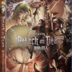 FUNIMATION/CRUNCHYROLL Attack On Titan Season 3 Complete Collection Blu-ray