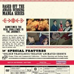 FUNIMATION/CRUNCHYROLL Golden Kamuy Season 3 Blu-ray/DVD -Aniplex USA Shop 704400105173 anime golden kamuy season 3 back