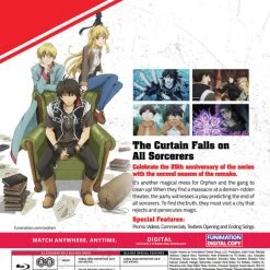 FUNIMATION/CRUNCHYROLL Sorcerous Stabber Orphen Battle Of Kimluck Season 2 Blu-ray -Aniplex USA Shop 704400105807 anime sorcerous staber orphen battle of kimluck back