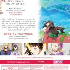 FUNIMATION/CRUNCHYROLL The Saint's Magic Power Is Omnipotent Blu-ray -Aniplex USA Shop 704400106279 anime the saints magic power is omnipotent blu ray back