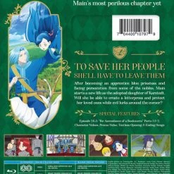 FUNIMATION/CRUNCHYROLL Ascendance Of A Bookworm Season 3 Blu-ray -Aniplex USA Shop 704400107979 anime ascendance of a bookworm season 3 blu ray back