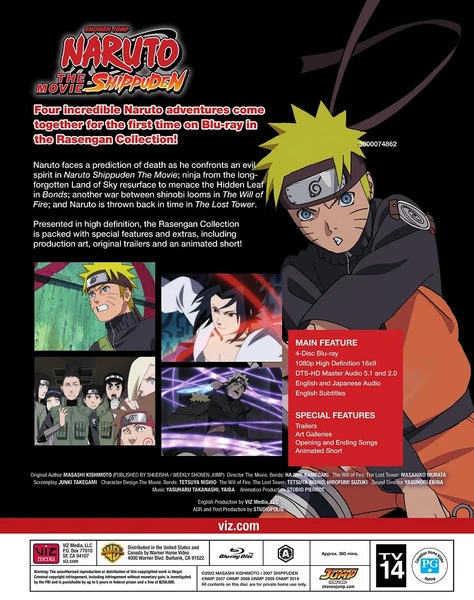 Viz Naruto Shippuden The Movie Rasengan Collection Blu-ray 3 Viz Naruto Shippuden The Movie Rasengan Collection Blu-ray - Image 3