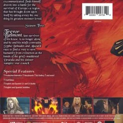 Viz Castlevania Seasons 1 & 2 Blu-ray -Aniplex USA Shop 782009247340 anime castlevania season 1 and 2 blu ray back